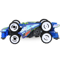 奥迪双钻零速争霸玩具四驱车模块拼装战龙四驱玩具车 爆裂飞弹+170毫安电池+前后驱动模块2个