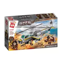 启蒙战地系列legao 男孩子拼装模型阿帕奇的突袭1719儿童积木玩具 阿帕奇的突袭1719