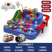 儿童玩具智力动脑男孩8女孩生日新年10男童6岁多功能以上 大号车大冒险(2小车+吊机+灯光计时器)