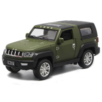 1:32哈佛合金越野车模型七开天窗可开 仿真声光回力儿童玩具车 北汽悍马-绿