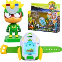 奥迪双钻开心超人机车侠玩具宝贝公仔甜心粗心花心儿童套装音乐 511403花心超人感应套装