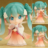 音未来中秋明月音 和服音手办赛车音模型模玩摆件美少女月饼手办 539中秋初音 国产