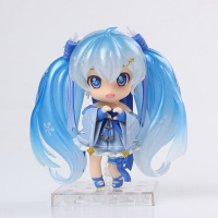 音未来中秋明月音 和服音手办赛车音模型模玩摆件美少女月饼手办 爱心雪初音高约10cm 国产