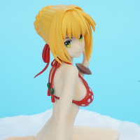 结城美柑手办穹妹电脑装饰机箱手办女机箱摆件卡吧标配动漫模型 泳装尼禄