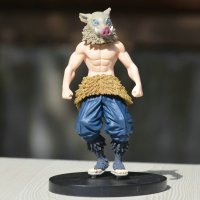 鬼灭之刃灶炭治郎灶祢豆子弥豆子手办我妻善逸手办模型摆件 嘴平伊之助 祖国版