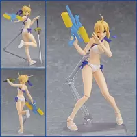 fate figma 366 saber手办 圣女贞德 黑贞德关节可动手办模型 041可动水枪saber 国产手办
