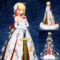 fate figma 366 saber手办 圣女贞德 黑贞德关节可动手办模型 仙鹤礼服saber 国产手办