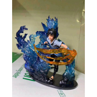 火影忍者 LS GK 鸣人 仙人模式 蛤蟆 手办像 模型 摆件 火焰佐助(蓝色火焰)