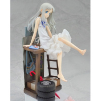 未闻花名 那朵花 本间芽衣子 面码 坐姿 动漫手办模型 公仔摆件 坐姿面码20cm高 国产手办