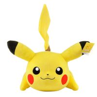 正版精灵宝可梦皮卡丘公仔毛绒玩具布娃娃可爱玩偶儿童女孩 皮卡丘(趴姿)[约20cm] 正版