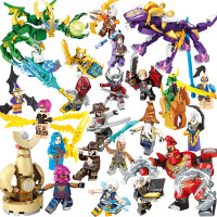 王者积木玩具兼容乐高荣耀英雄小人偶拼插孙悟空玩具男孩 19款王者英雄主宰暴君防御塔送桌游