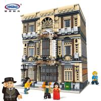 星堡积木创意天空之城MOC系列小颗粒拼装音乐盒6岁12儿童玩具 海洋博物馆5052粒