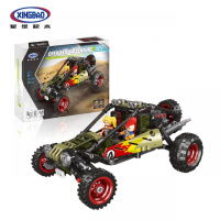 星堡拼装越野车小颗粒积木儿童拼插电动遥控吉普卡车玩具 xb-03033超级越野537粒