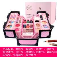 杜丽莎儿童化妆品套装公主彩妆盒女孩玩具女童宝宝指甲油 莎莉天使化妆箱送化妆刷+指甲油