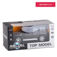 平治1:32 G65越野车底座开声光回力金属合金车模汽车模型玩具车 黑色