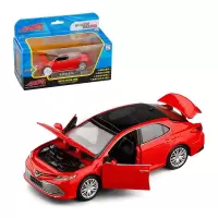 彩珀1/34丰田凯美瑞合金小汽车模型玩具宝宝玩具男孩玩具金属玩具 红色