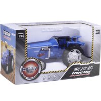 凯迪威1:18合金敞篷版拖拉机模型农场机械仿真农用玩具 蓝色