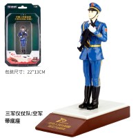 凯迪威1/20三军仪仗队军事仿真人偶海军陆军空军公仔玩具收藏摆件 三军仪仗队:空军