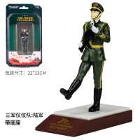 凯迪威1/20三军仪仗队军事仿真人偶海军陆军空军公仔玩具收藏摆件 三军仪仗队:陆军