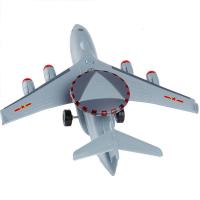 嘉业空警2000预警机合金飞机战斗机声光回力男孩模型金 深灰色