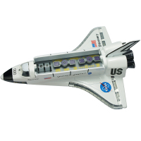 彩珀哥伦比亚号穿梭机太空飞船合金仿真航天飞机模型儿童玩具精品 航天飞机声光版无包装气泡膜保护好