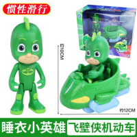 奥迪双钻正品睡衣小英雄儿童玩具豪华版猫车鹰翔机飞壁侠男孩玩具 滑行车-飞壁侠机动车230230