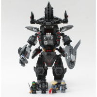 幻影忍者暗黑霸王机甲神龙命运赏赐号人仔兼容乐高积木玩具70613 暗黑霸王机甲