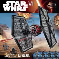 星球大战系列义军U翼战斗机钛战机人仔兼容乐高拼装积木玩具75155 钛战机