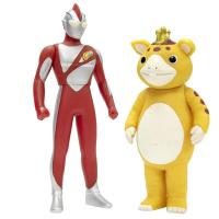 万代BANDAI 奥特曼玩具 软胶对装 奥特英雄 罗布超决战系列 儿童人偶 纳伊斯奥特曼vs布斯卡