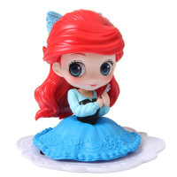 [动漫城]万代 眼镜厂 迪士尼Disney公主 人物景品玩偶娃娃手办 红发爱丽儿坐姿35632