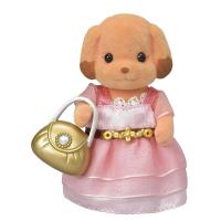 [动漫城]森贝儿家族 森贝尔森林动物家族 女孩过家家 情景玩具 姐姐 贵宾犬姐姐6004