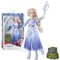 孩之宝 冰雪奇缘2 女孩玩具模型玩偶儿童玩具生日 冰雪奇缘2故事系列艾莎E6660