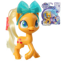 孩之宝(Hasbro) 小马宝莉玩具公仔 基础小马 卡通动漫模型女孩玩具节日 魔法瓶基础小马苹果嘉儿