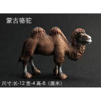 儿童仿真野生动物园玩具模型动物世界狮子老虎河马犀牛大象长颈鹿 蒙古骆驼
