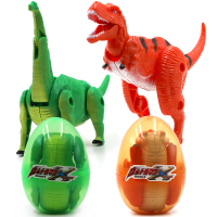 永聚乐 恐龙玩具模型翼龙变形恐龙蛋儿童奥特蛋关节仿真霸王龙 变形恐龙蛋2颗(霸王龙+腕龙)