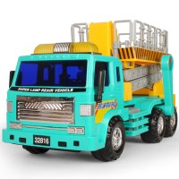 大号工程车翻斗车大卡车货车挖掘机男孩宝宝消防小汽车儿童玩具车 登高车(36*13*18)