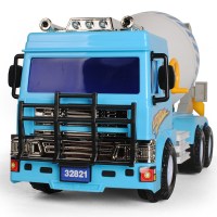 大号工程车翻斗车大卡车货车挖掘机男孩宝宝消防小汽车儿童玩具车 搅拌车(38*14*18)