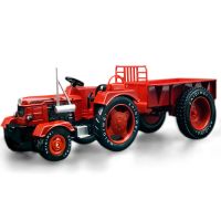 工程汽车模型拖拉机模型农场收割机械仿真男孩儿童礼品农用玩具车