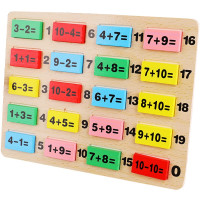 木丸子 早教幼儿园算术数数棒宝宝加减法计数器教具数字运算多米诺积木