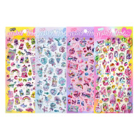 闪乐猫眼水晶滴胶贴透明钻石立体手机壳装饰贴纸DIY相册装饰贴画素材