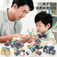 六一儿童节礼物儿童齿轮卡扣玩具大颗粒积木拼装立体拼插3-6岁diy积木男孩女孩生日