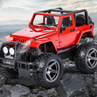 遥控车大号越野吉普车儿童遥控越野Jeep牧马人玩具车电动遥控汽车赛车可飘移可攀爬越野车男孩玩具