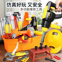 乐智儿童工具箱玩具套装仿真修理维修电钻拧螺丝宝宝男孩启智组装台
