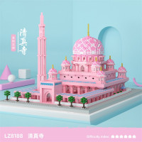兼容乐··高乐子哲高积木泰姬陵天安门黄鹤楼巴黎铁塔瓦西里教堂剑桥牛津大学雪景城堡儿童街景拼装玩具