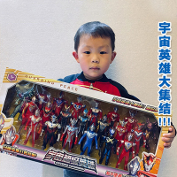 .奥特曼玩具套装组合迪迦泰罗欧布捷德赛罗可动人偶手办儿童玩具男wj