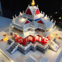 乐智积木男孩子皇宫高难度微颗粒拼装城堡成年女立体大型建筑玩具紫禁城