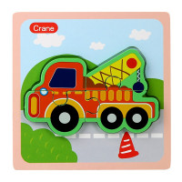 木质儿童立体拼图玩具1-2周岁半婴幼儿启蒙开发3-6岁男孩女孩幼儿园宝宝早教智力拼板生日礼物