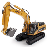 儿童合金工程车男孩玩具挖掘机仿真推土车模型1:40挖机压路车系列建筑运输静态模型收藏摆件