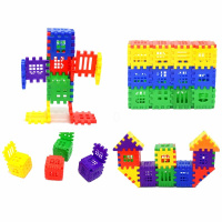儿童乐园积木桌面拼插 塑料积木儿童幼儿园早教玩具拼搭积木宝宝