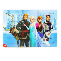 迪士尼木制框式拼图罗宾板带底框 3-4-5-6岁亲子互动游戏 儿童木质玩具